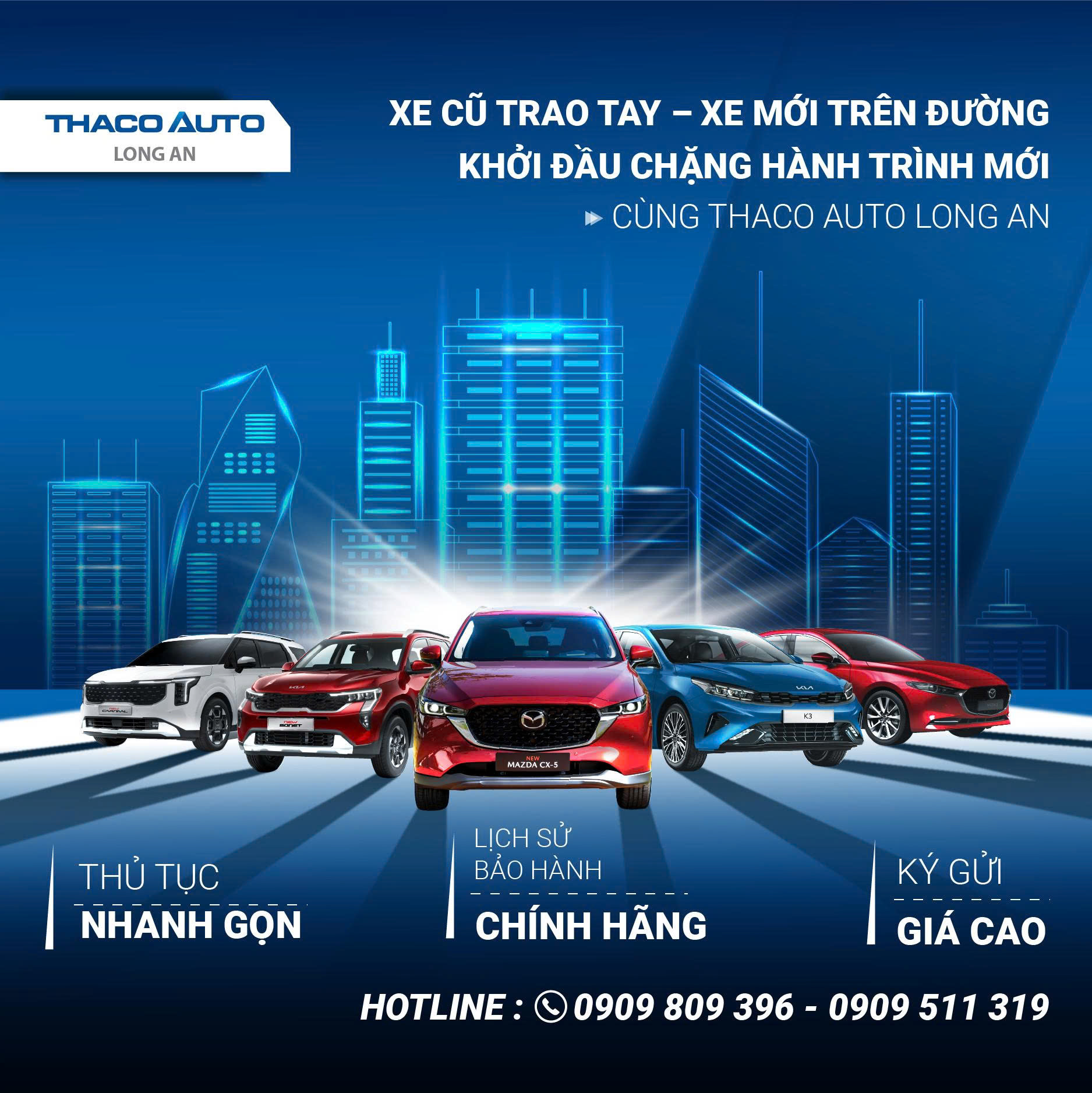 THU CŨ - ĐỔI MỚI, KHỞI ĐẦU CHẶNG HÀNH TRÌNH MỚI CÙNG THACO AUTO LONG AN
