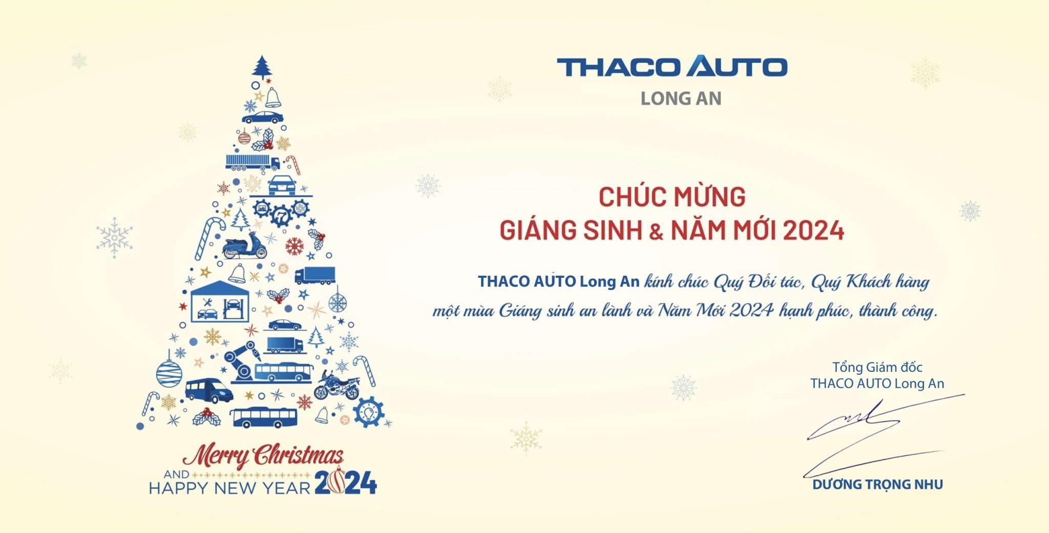 CHÚC MỪNG GIÁNG SINH, NĂM MỚI 2024