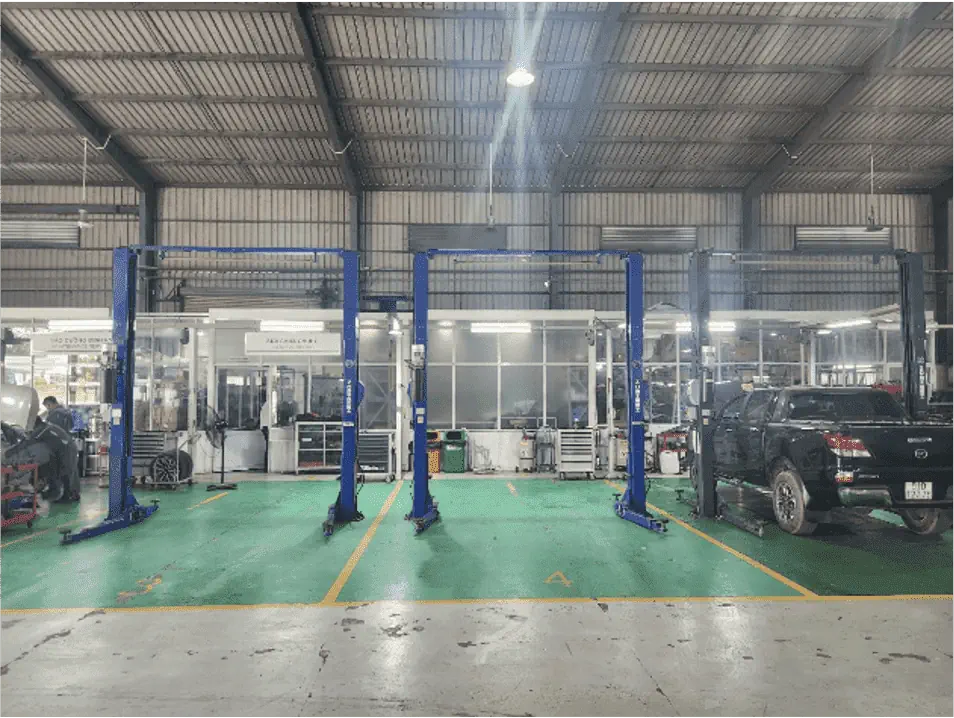 Xưởng dịch vụ sửa chữa Thaco Auto Long An